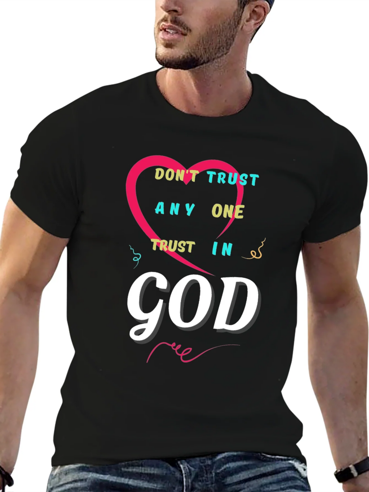 Trust In God Graphic T-Shirt product image 3