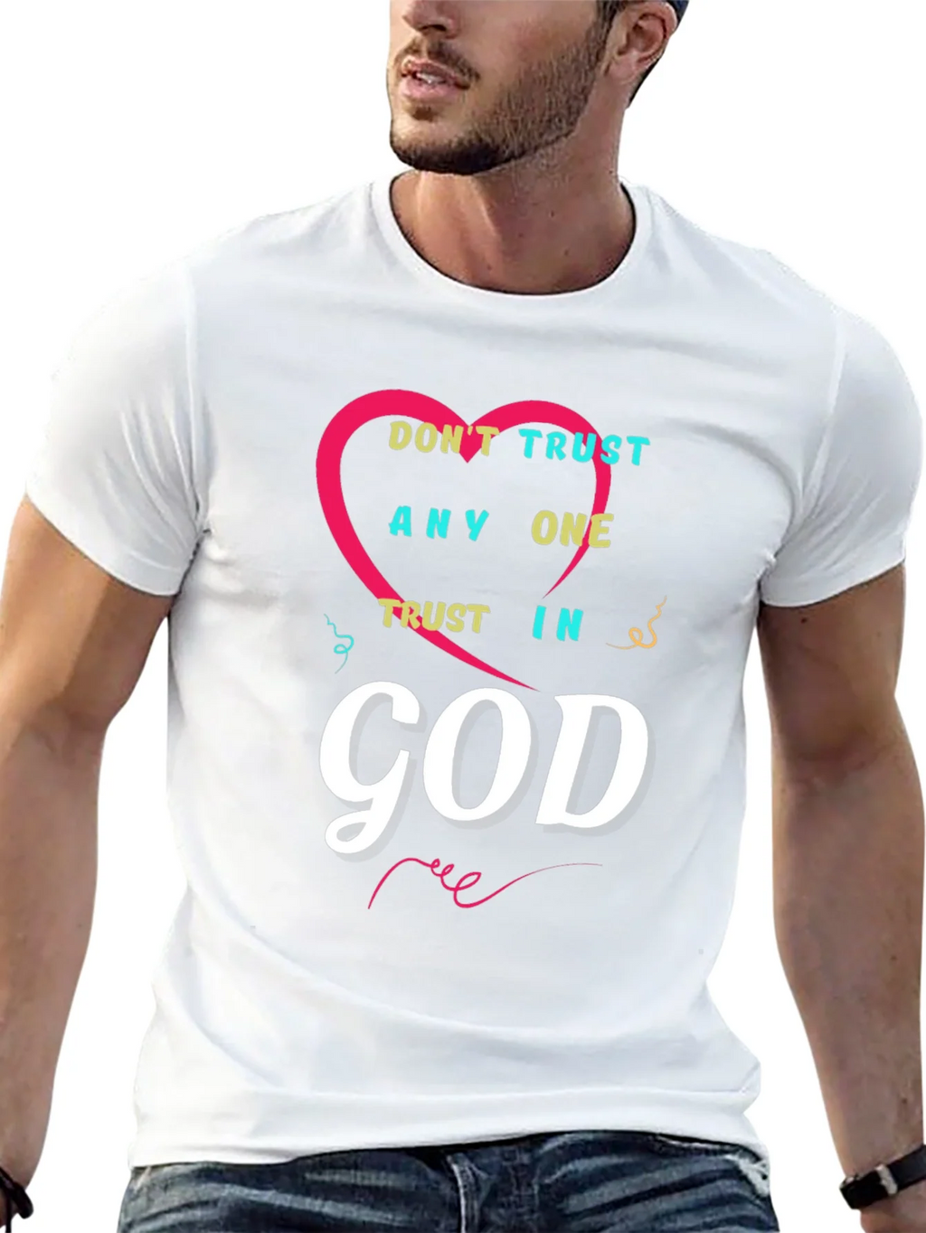 Trust In God Graphic T-Shirt product image 6