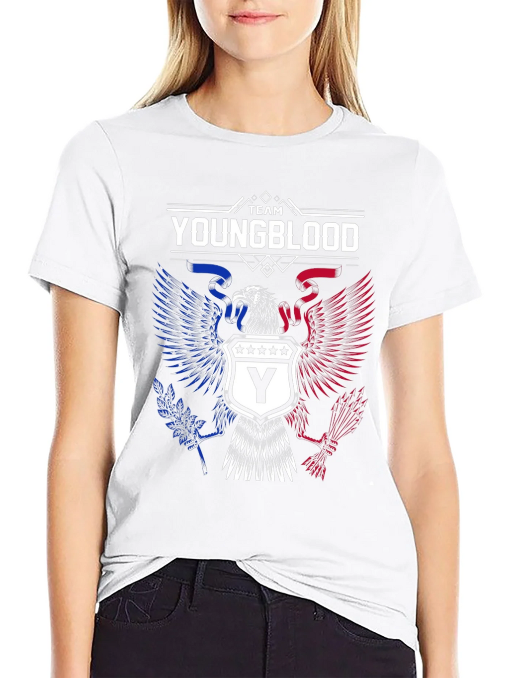Team Youngblood Eagle Graphic Black T-Shirt product image 8