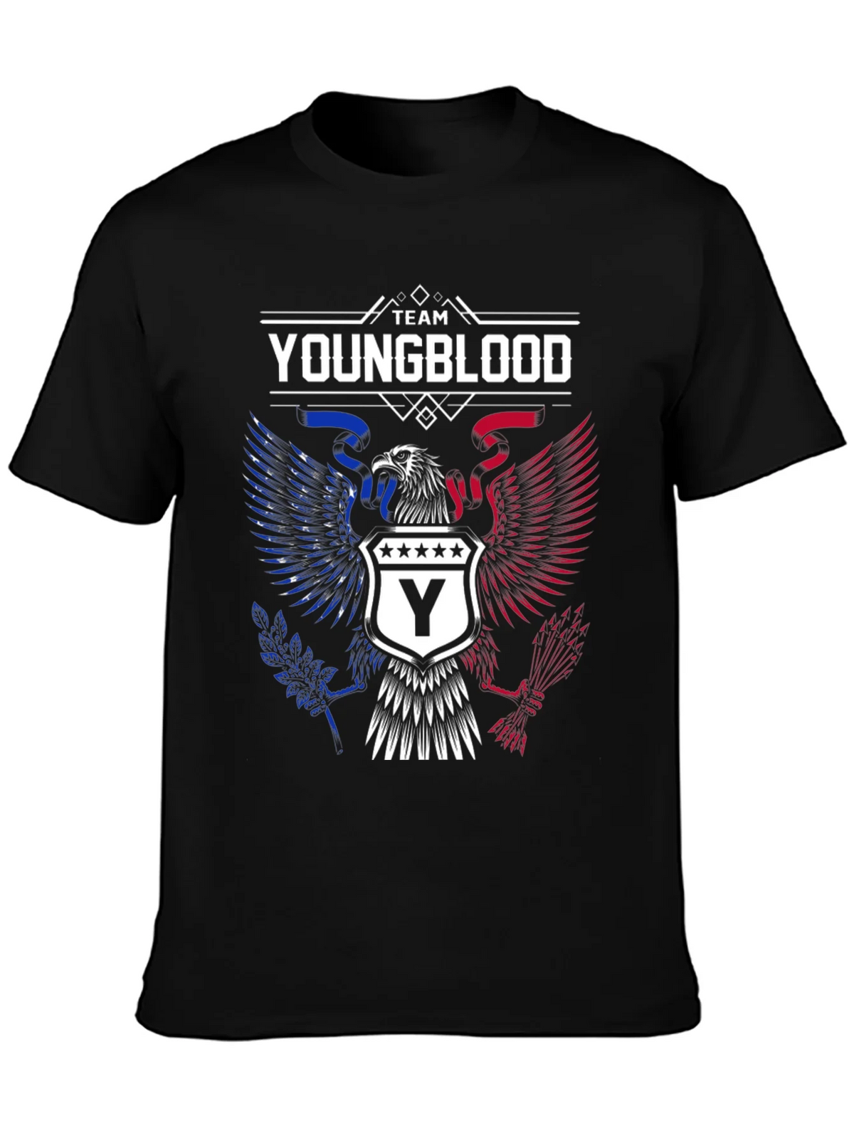 Team Youngblood Eagle Graphic Black T-Shirt product image 3