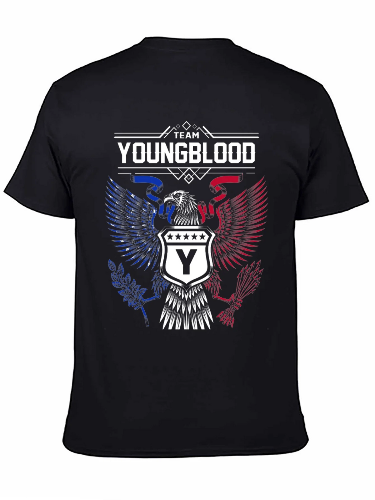 Team Youngblood Eagle Graphic Black T-Shirt product image 4