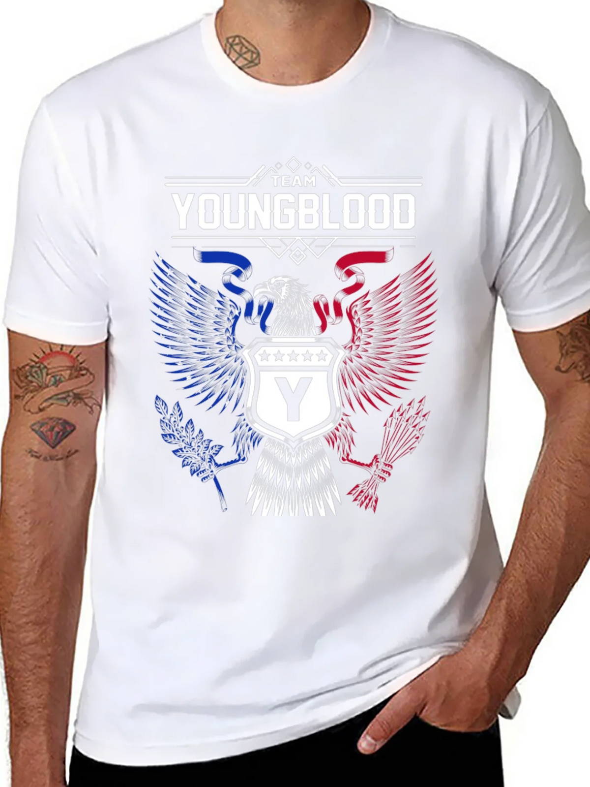 Team Youngblood Eagle Graphic Black T-Shirt product image 7