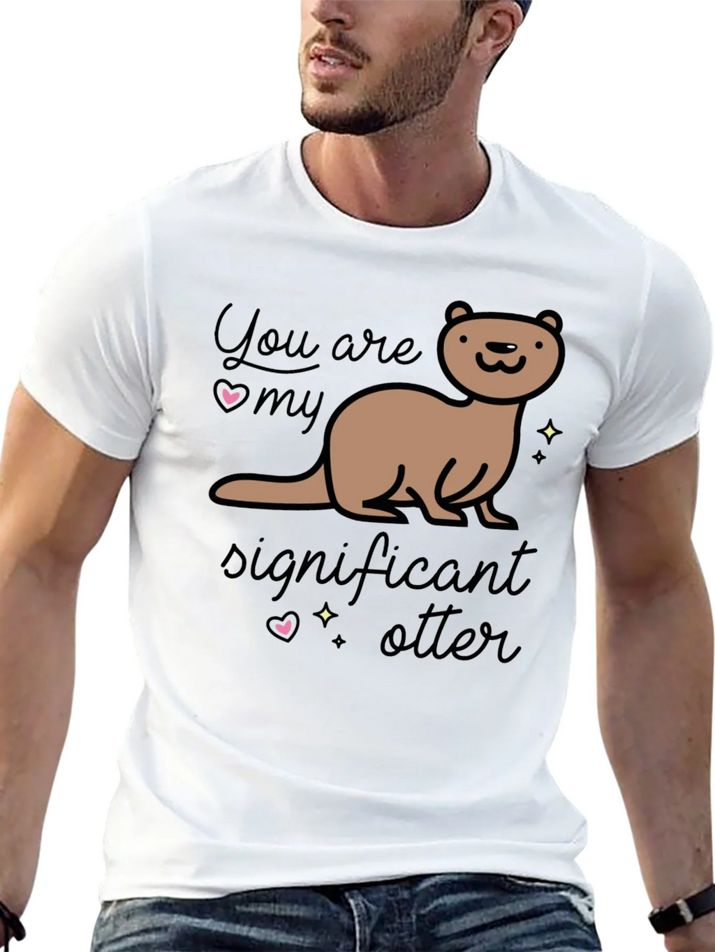 Significant Otter T-Shirt - Cute Animal Graphic Tee product image 11