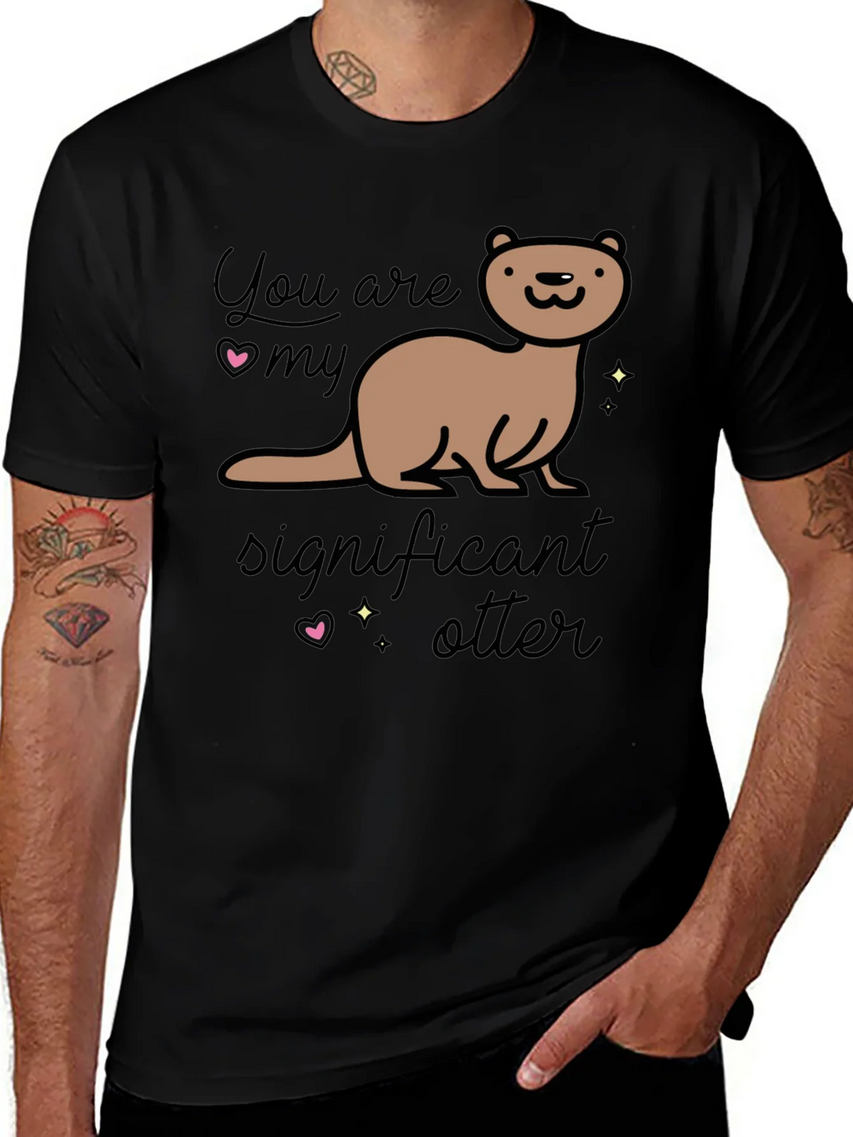 Significant Otter T-Shirt - Cute Animal Graphic Tee product image 1