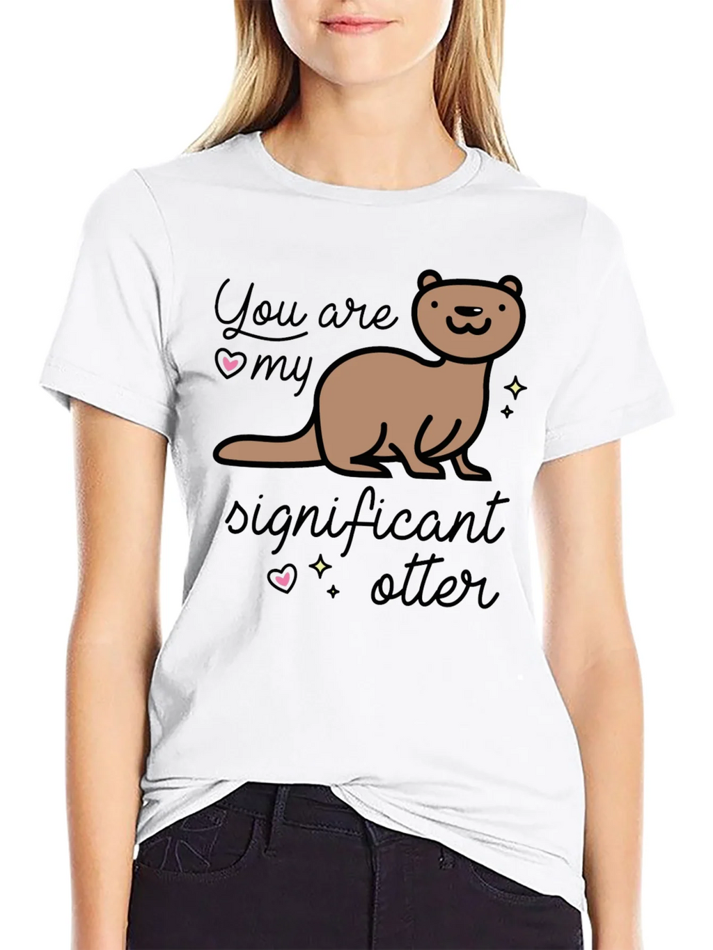 Significant Otter T-Shirt - Cute Animal Graphic Tee product image 7