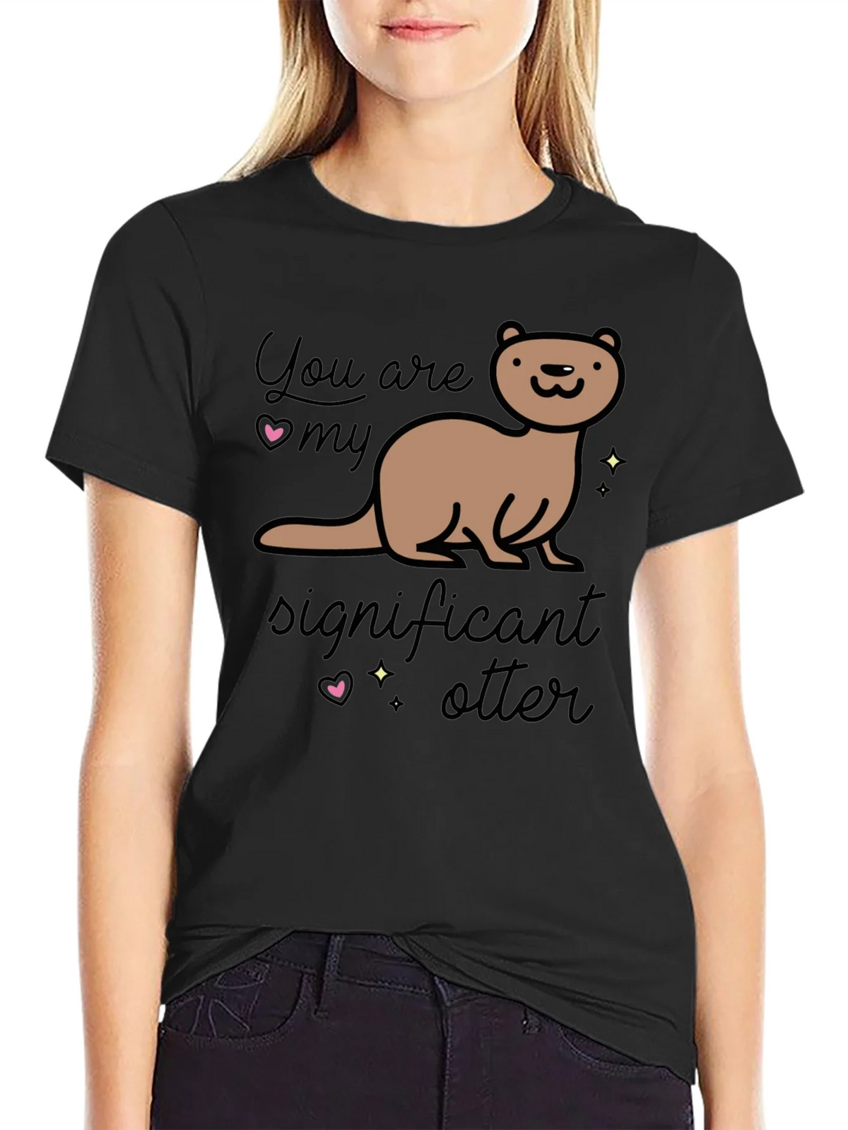 Significant Otter T-Shirt - Cute Animal Graphic Tee product image 2