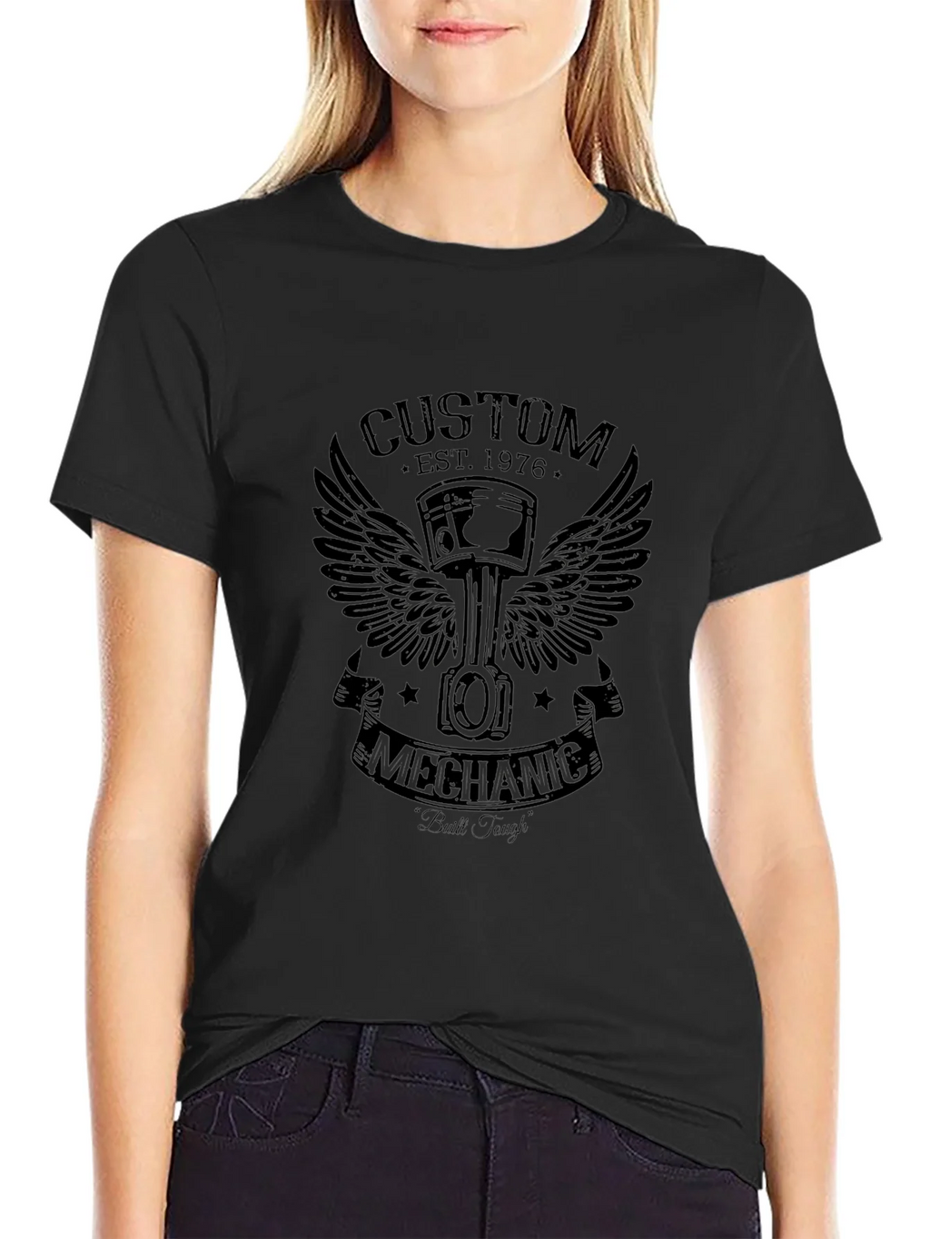 Custom Mechanic Est. 1976 T-Shirt product image 2