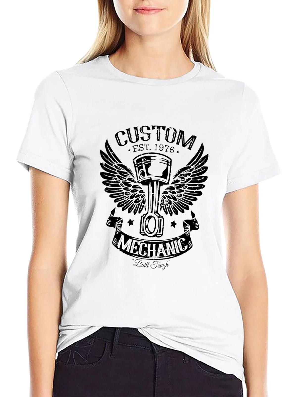 Custom Mechanic Est. 1976 T-Shirt product image 8