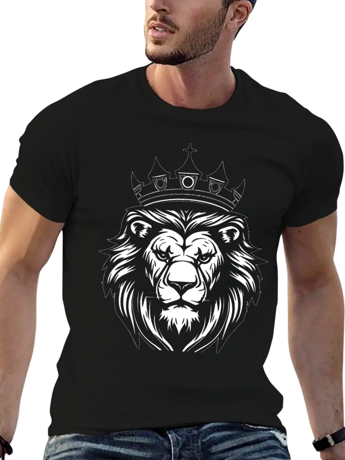Lion King Graphic Black T-Shirt product image 6
