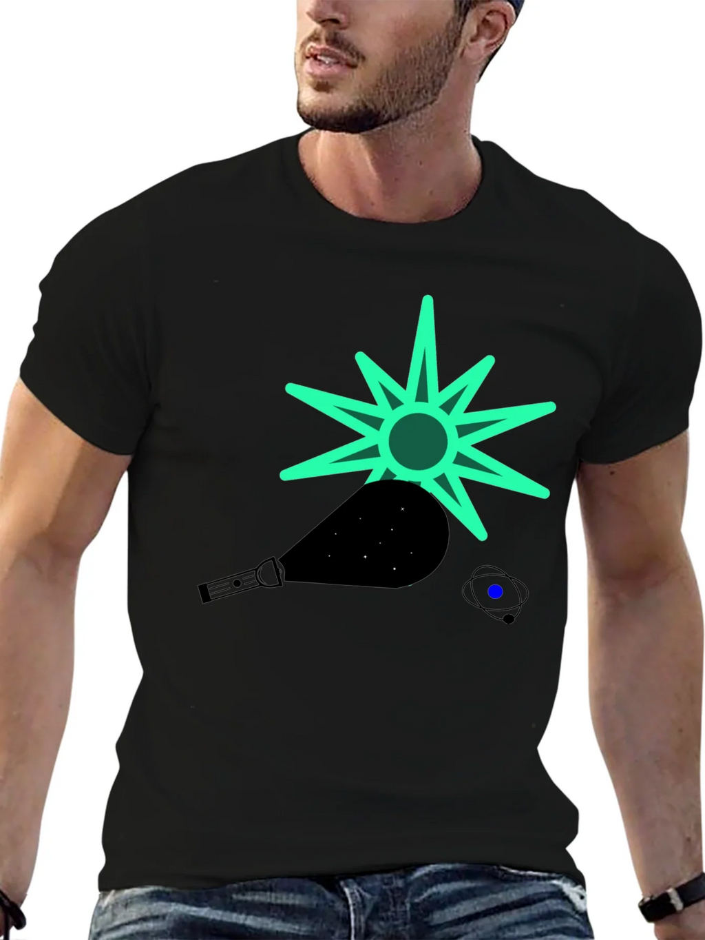 Cosmic Graphic Tee - Black T-Shirt product image 3