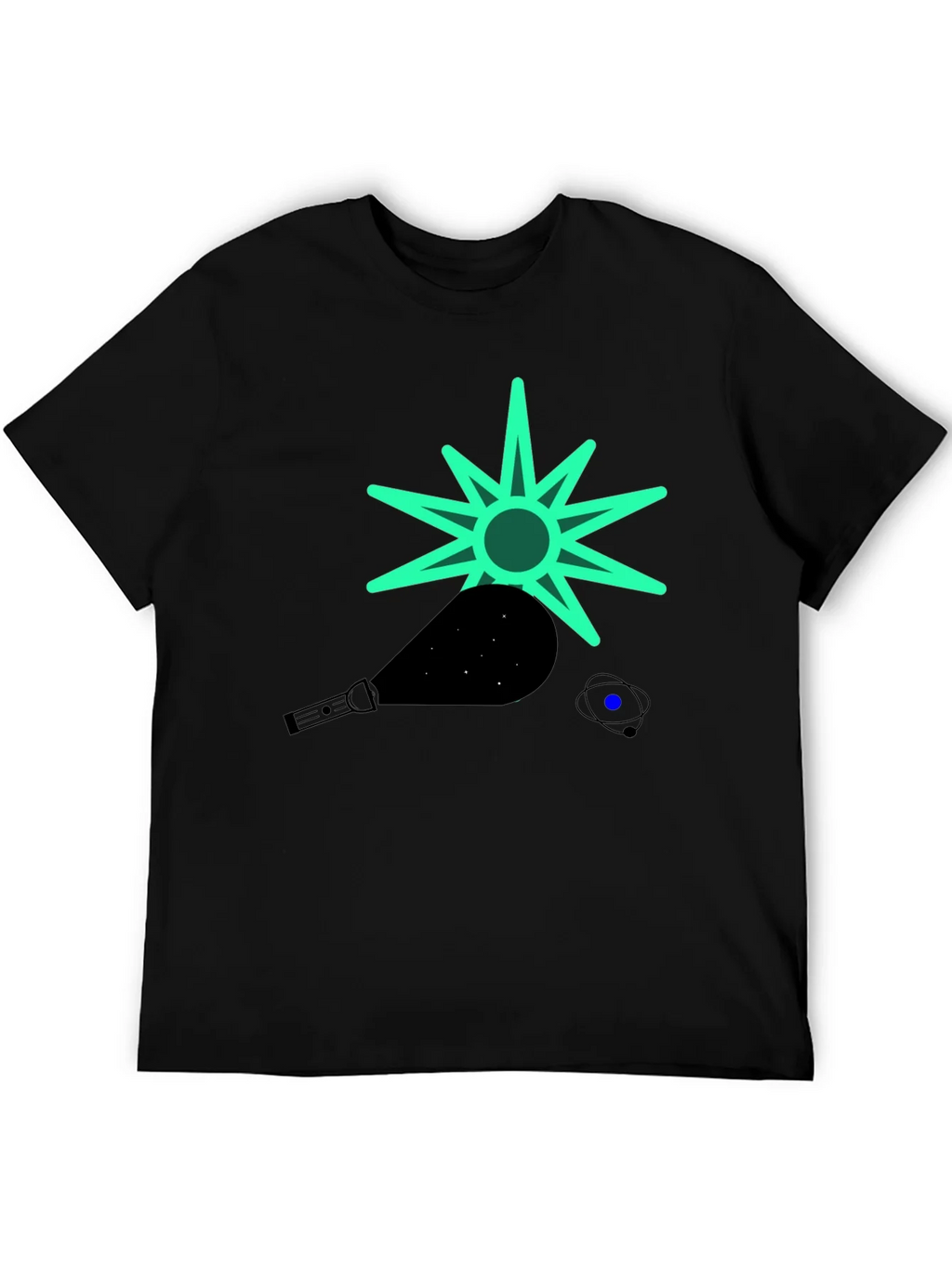 Cosmic Graphic Tee - Black T-Shirt product image 2