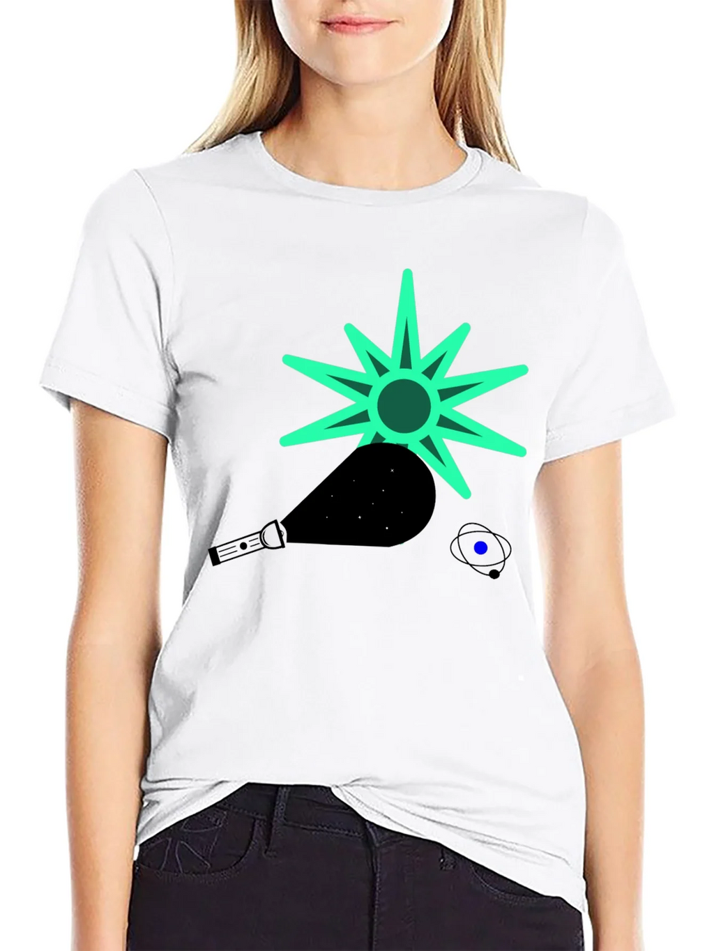 Cosmic Graphic Tee - Black T-Shirt product image 5