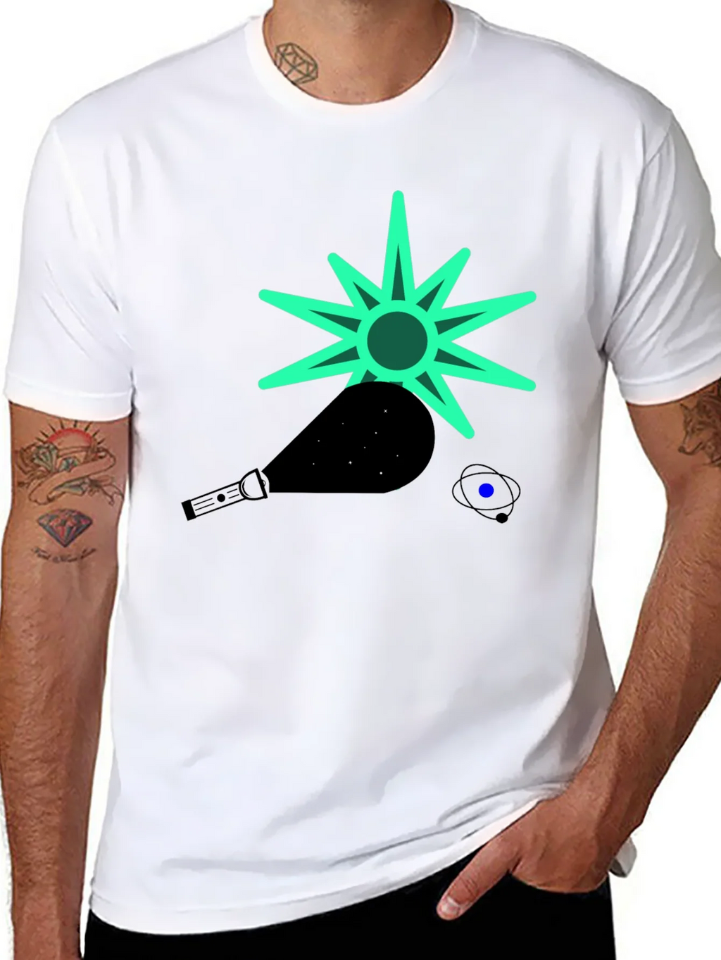 Cosmic Graphic Tee - Black T-Shirt product image 4