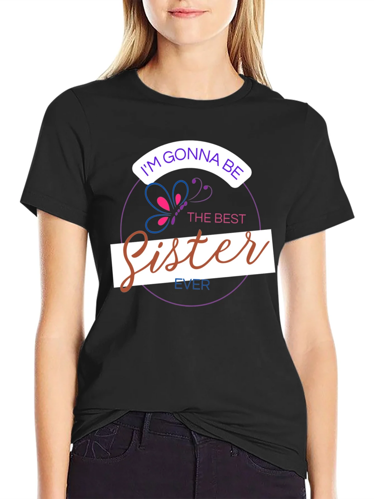 Im Gonna Be The Best Sister Ever T-Shirt product image 2