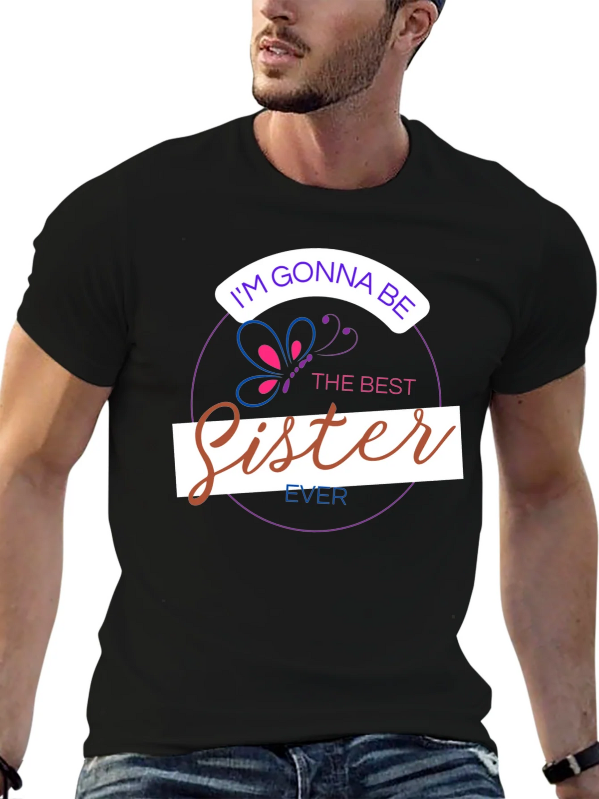 Im Gonna Be The Best Sister Ever T-Shirt product image 6