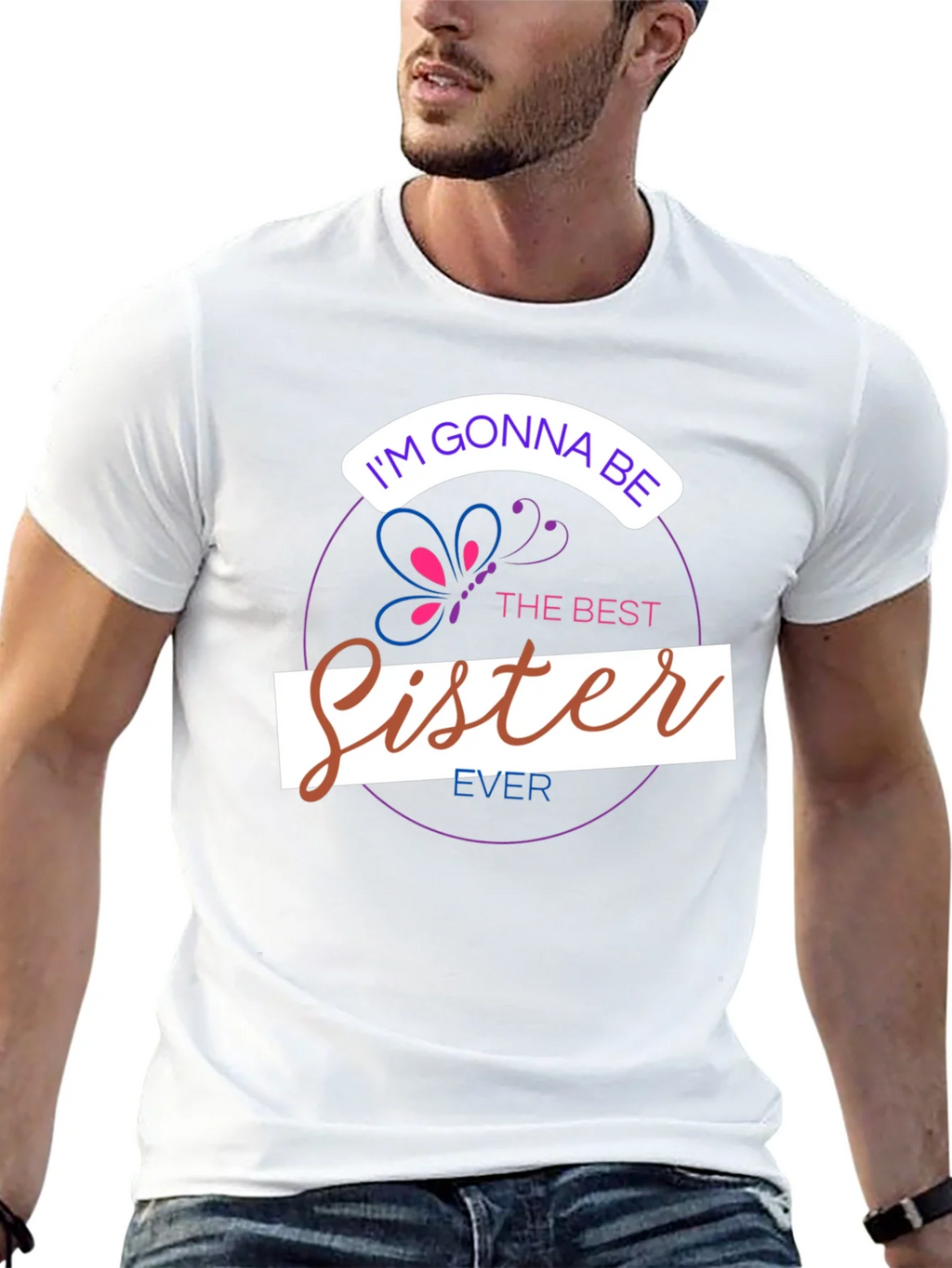 Im Gonna Be The Best Sister Ever T-Shirt product image 12