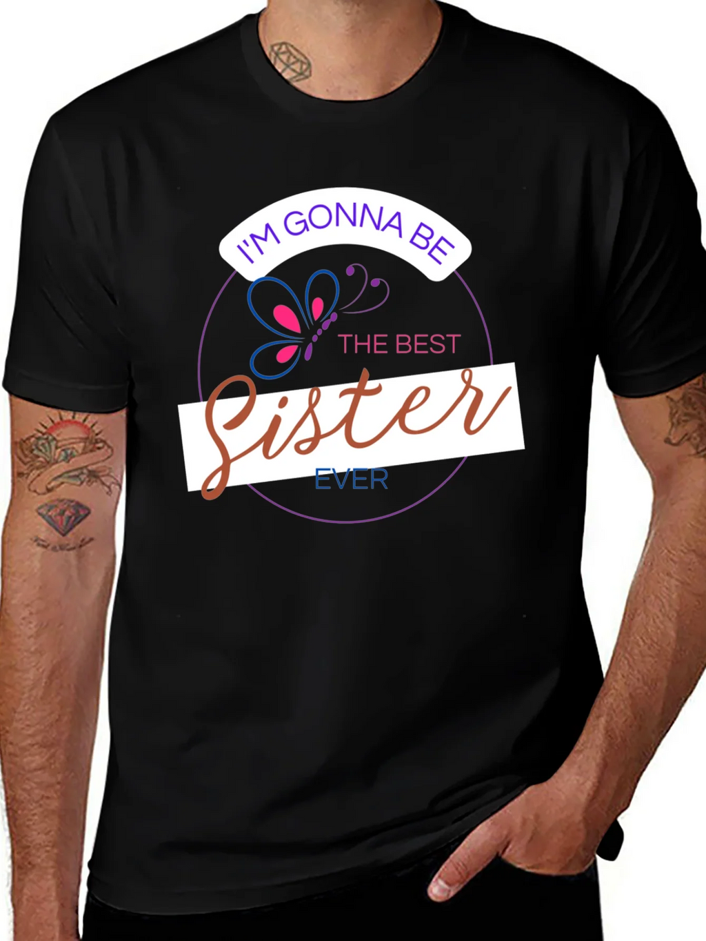 Im Gonna Be The Best Sister Ever T-Shirt product image 1