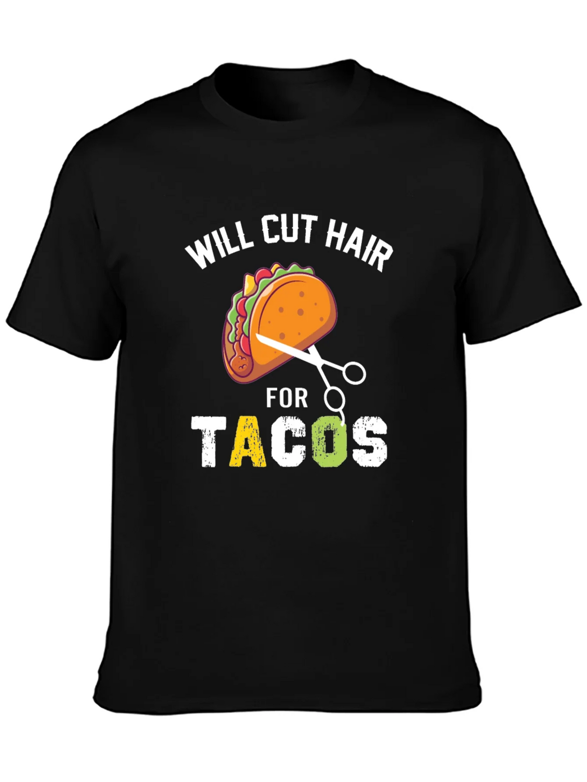 Will Cut Hair For Tacos T-Shirt product image 3