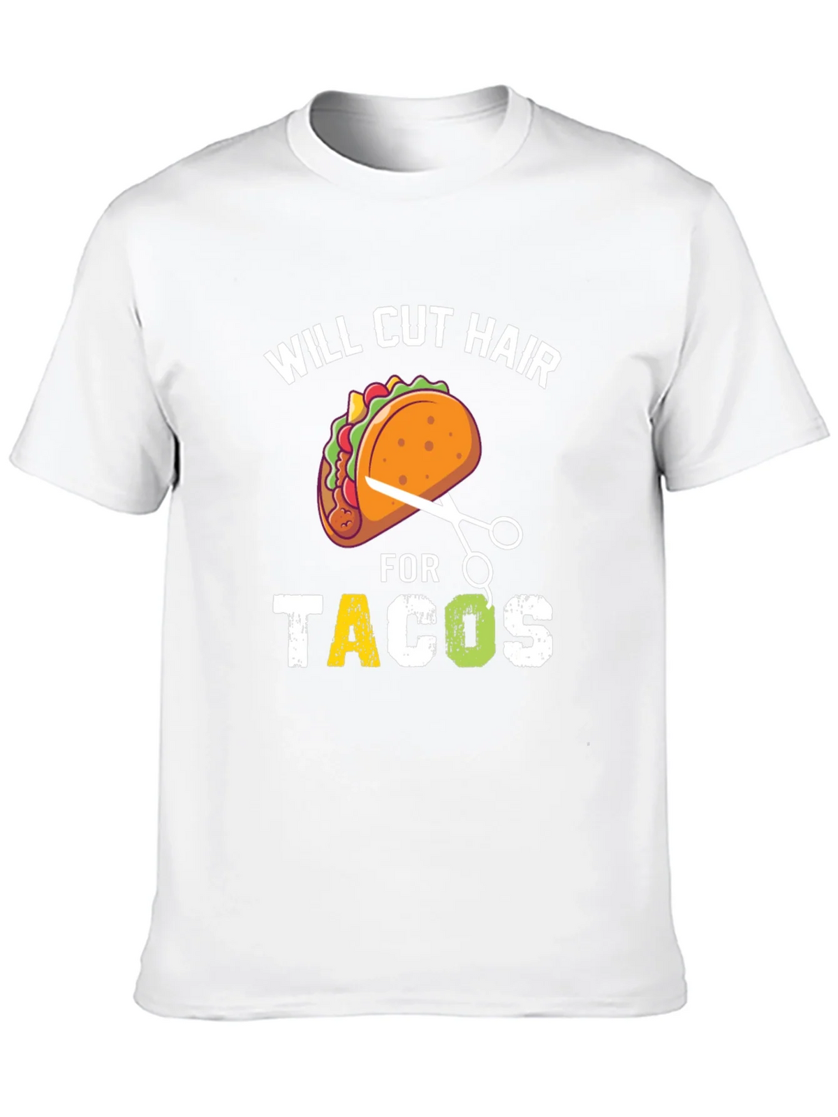 Will Cut Hair For Tacos T-Shirt product image 9