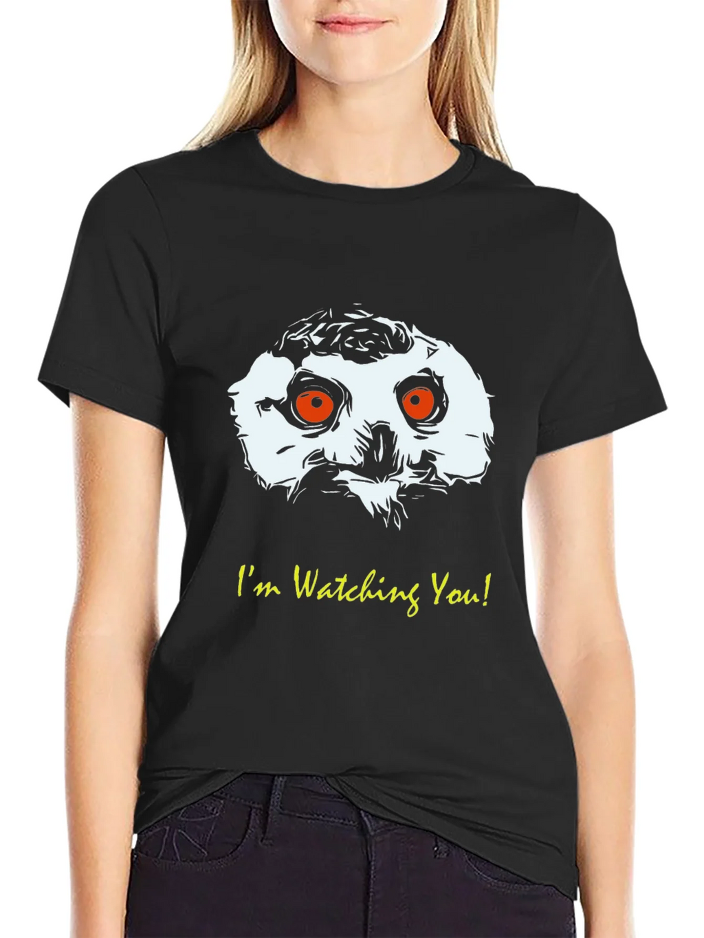 Im Watching You Owl Graphic T-Shirt product image 2