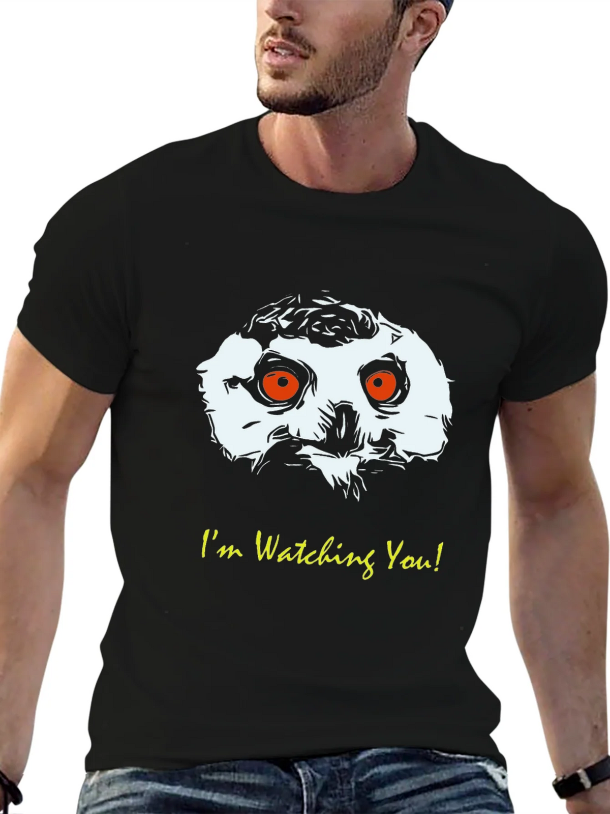 Im Watching You Owl Graphic T-Shirt product image 6
