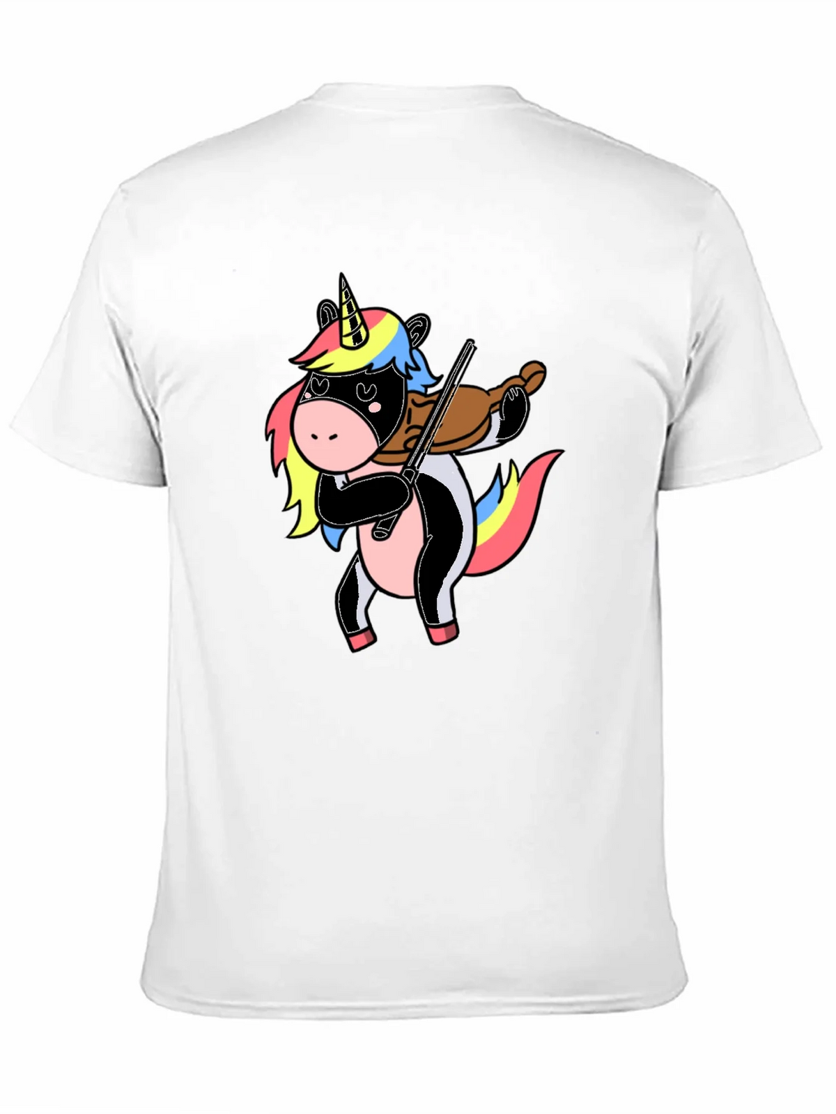 Unicorn Violin Player Graphic T-Shirt product image 10