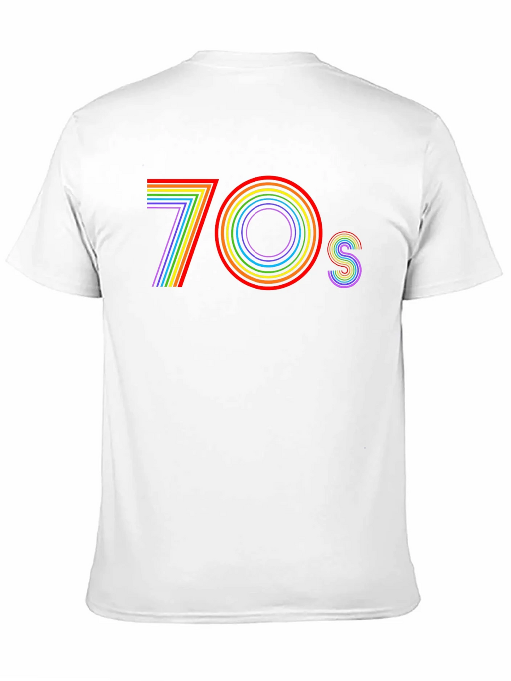 Retro 70s Rainbow T-Shirt - Vintage Style Tee product image 10