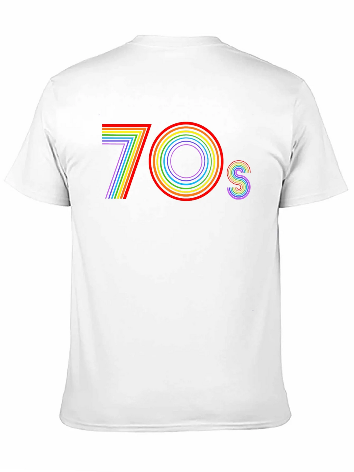Retro 70s Rainbow T-Shirt - Vintage Style Tee product image 10