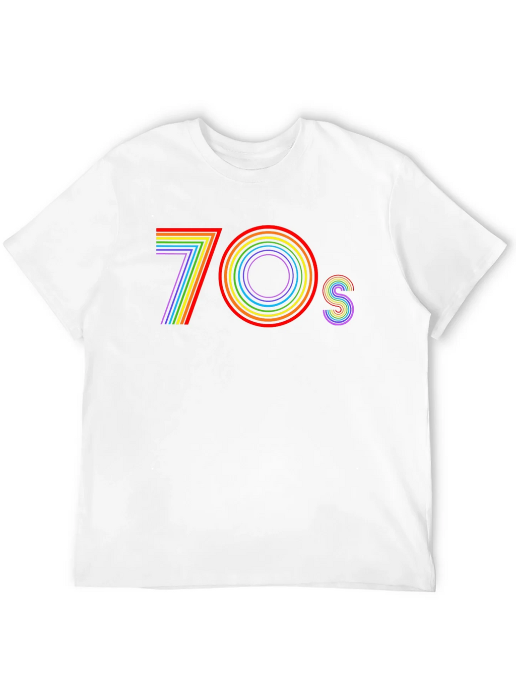 Retro 70s Rainbow T-Shirt - Vintage Style Tee product image 11