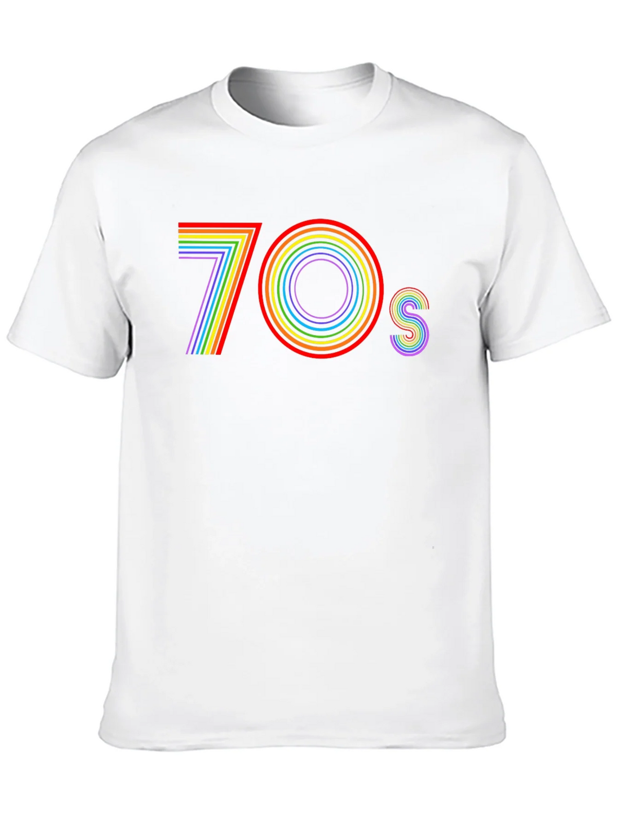 Retro 70s Rainbow T-Shirt - Vintage Style Tee product image 9