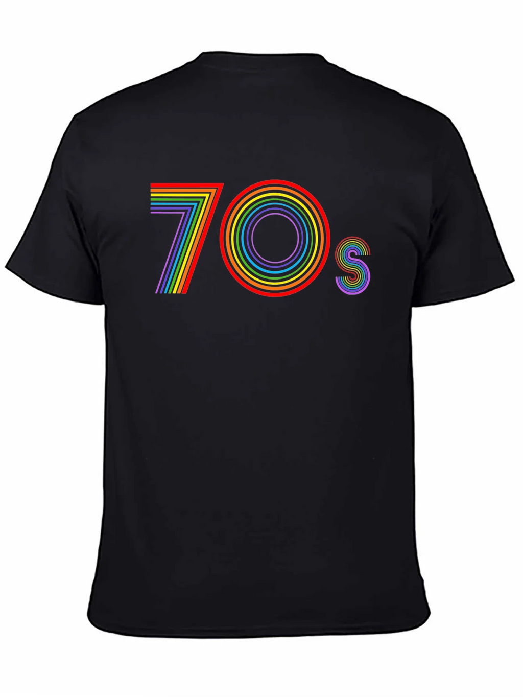 Retro 70s Rainbow T-Shirt - Vintage Style Tee product image 4