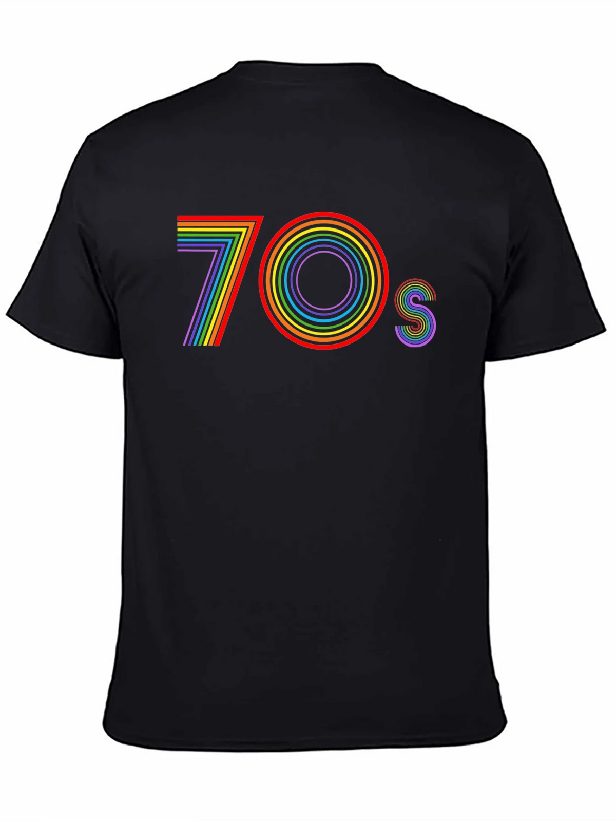 Retro 70s Rainbow T-Shirt - Vintage Style Tee product image 4
