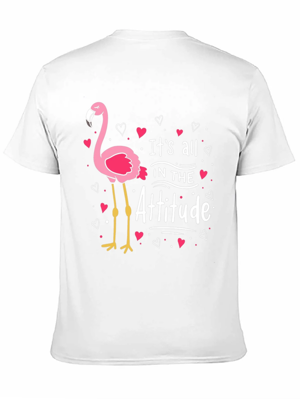 Flamingo Attitude Graphic T-Shirt product image 10