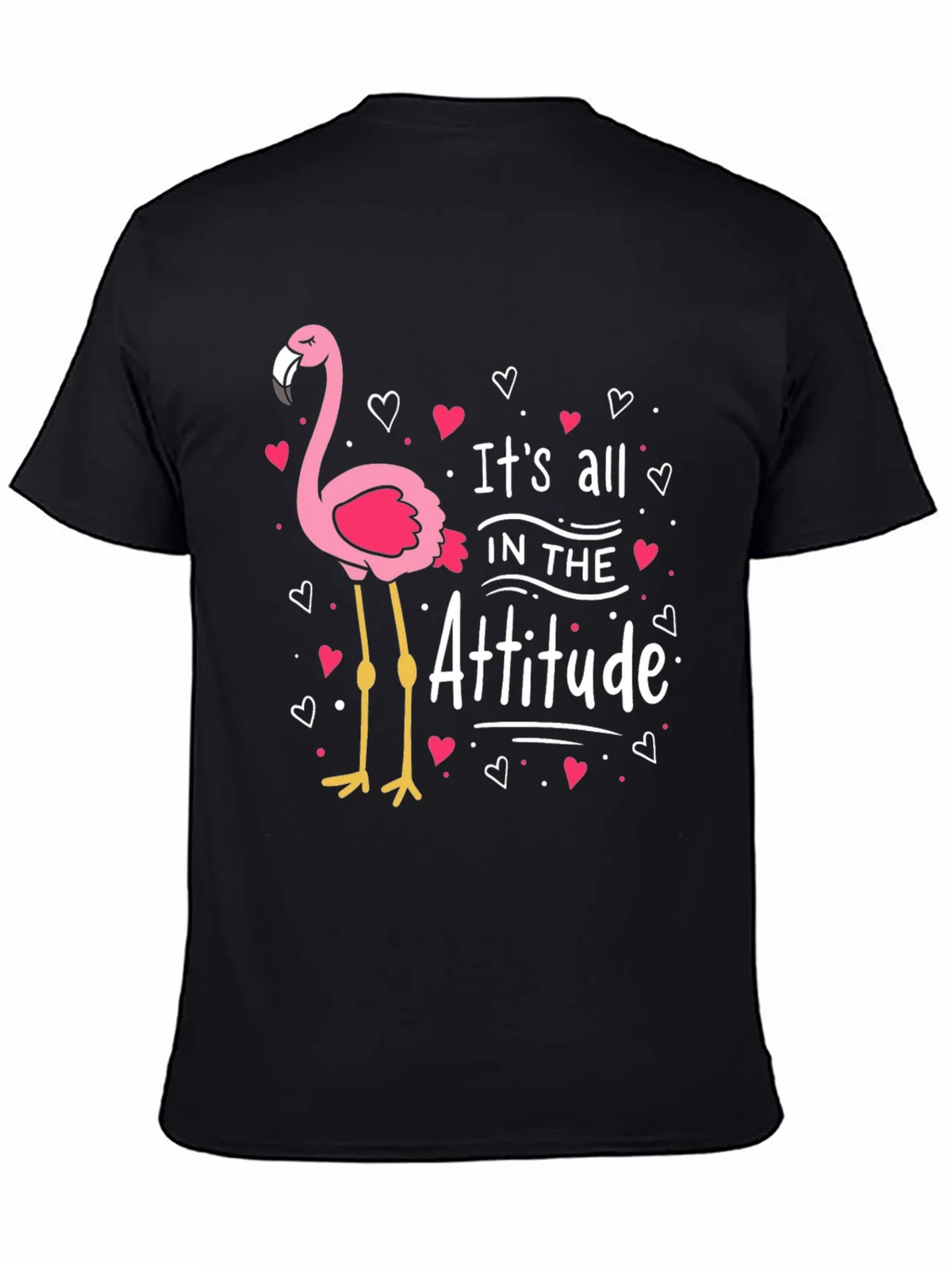 Flamingo Attitude Graphic T-Shirt product image 4