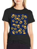 Sunflower Taco Print T-Shirt product image 1