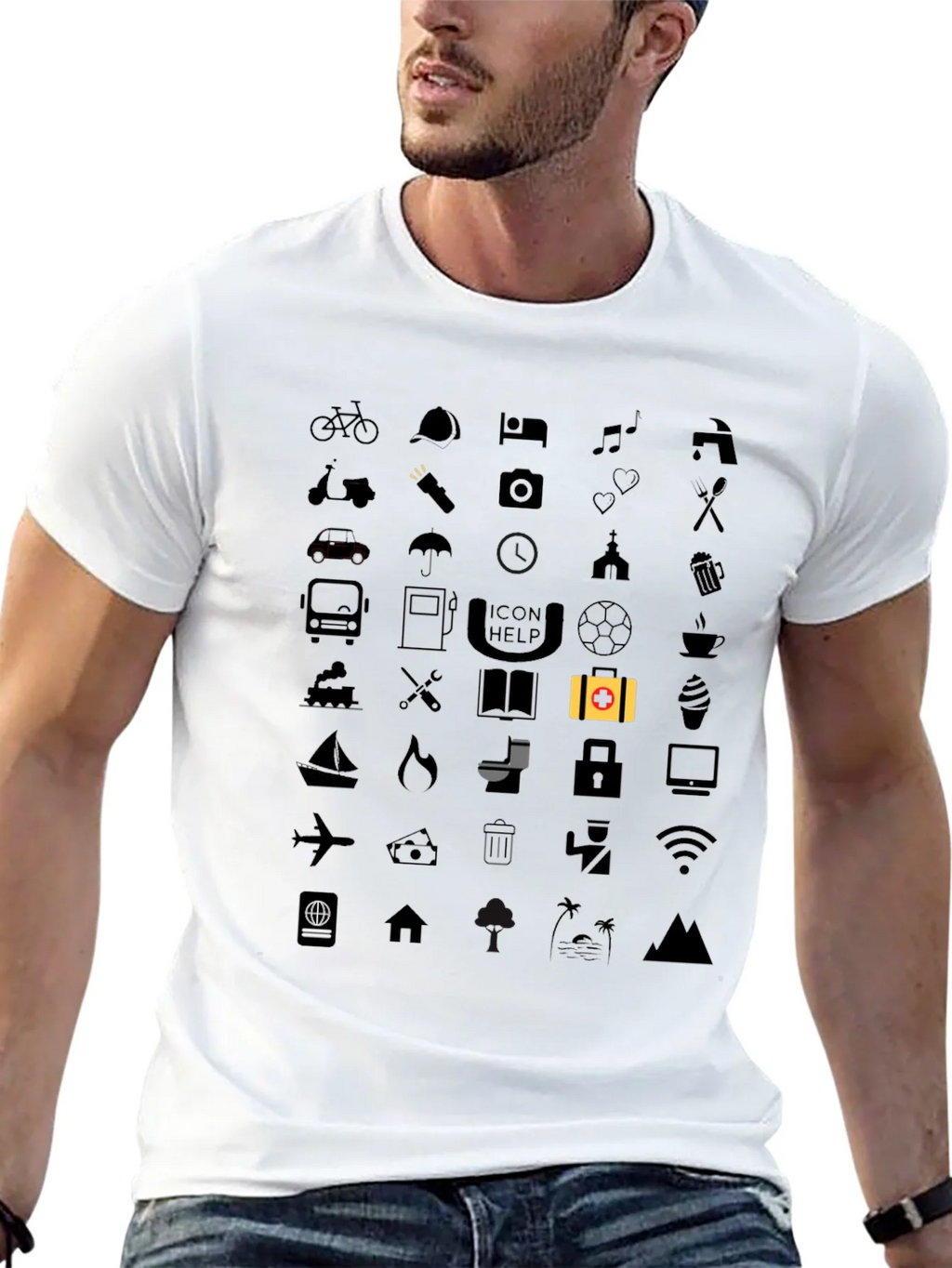 Icon Help T-Shirt - Soft Cotton Tee product image 12