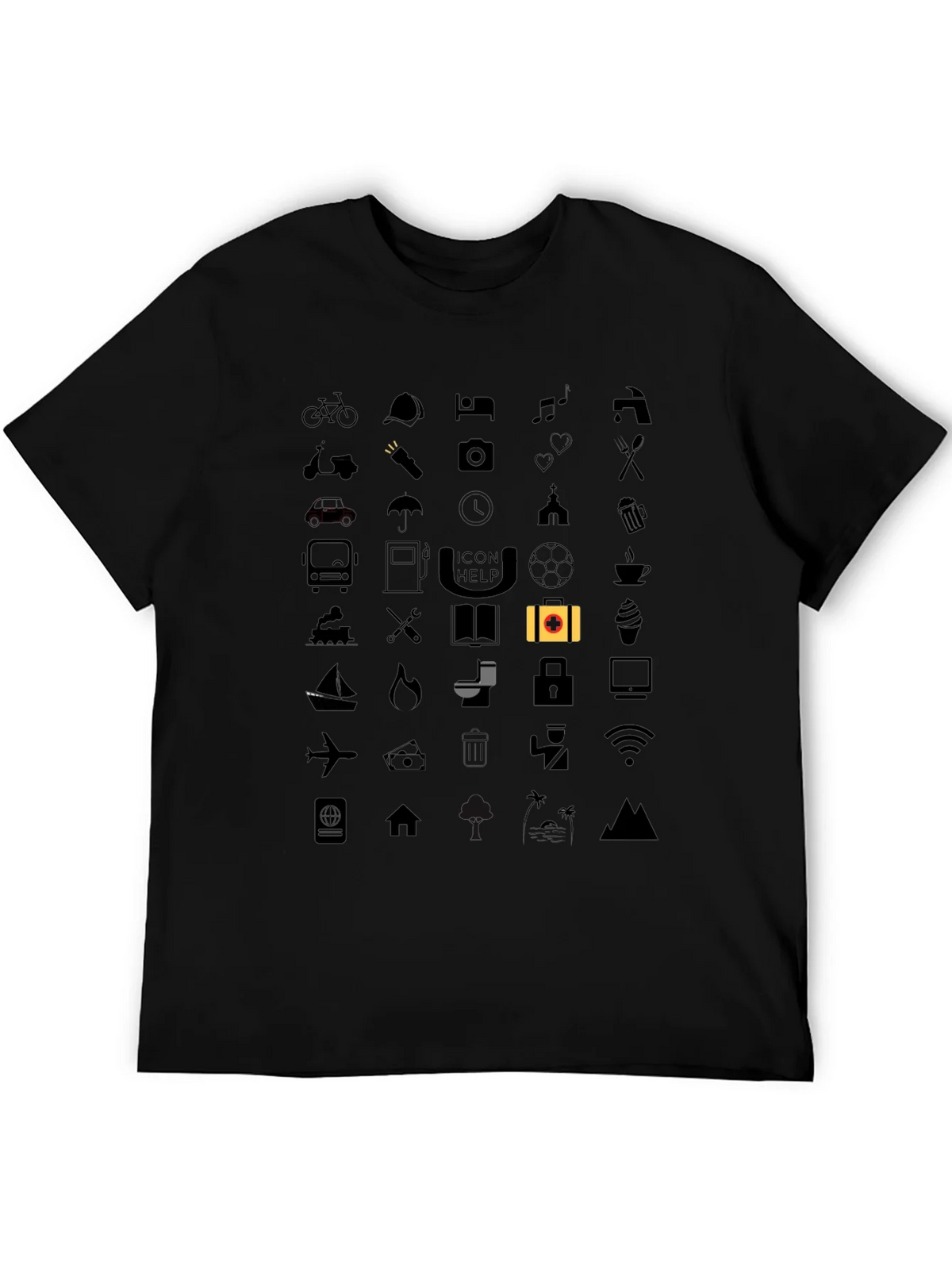 Icon Help T-Shirt - Soft Cotton Tee product image 5