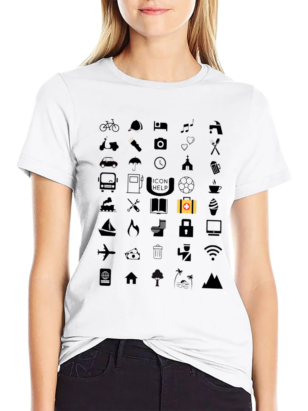 Icon Help T-Shirt - Soft Cotton Tee product image 8