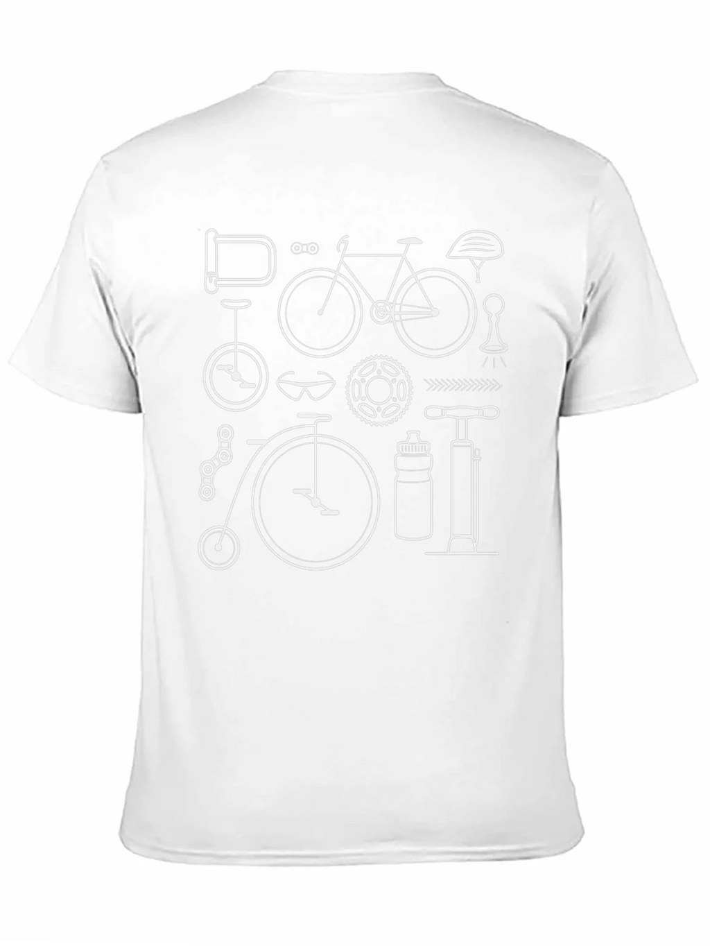 Bike Parts Black Graphic Tee - Cycling Enthusiast Apparel product image 10