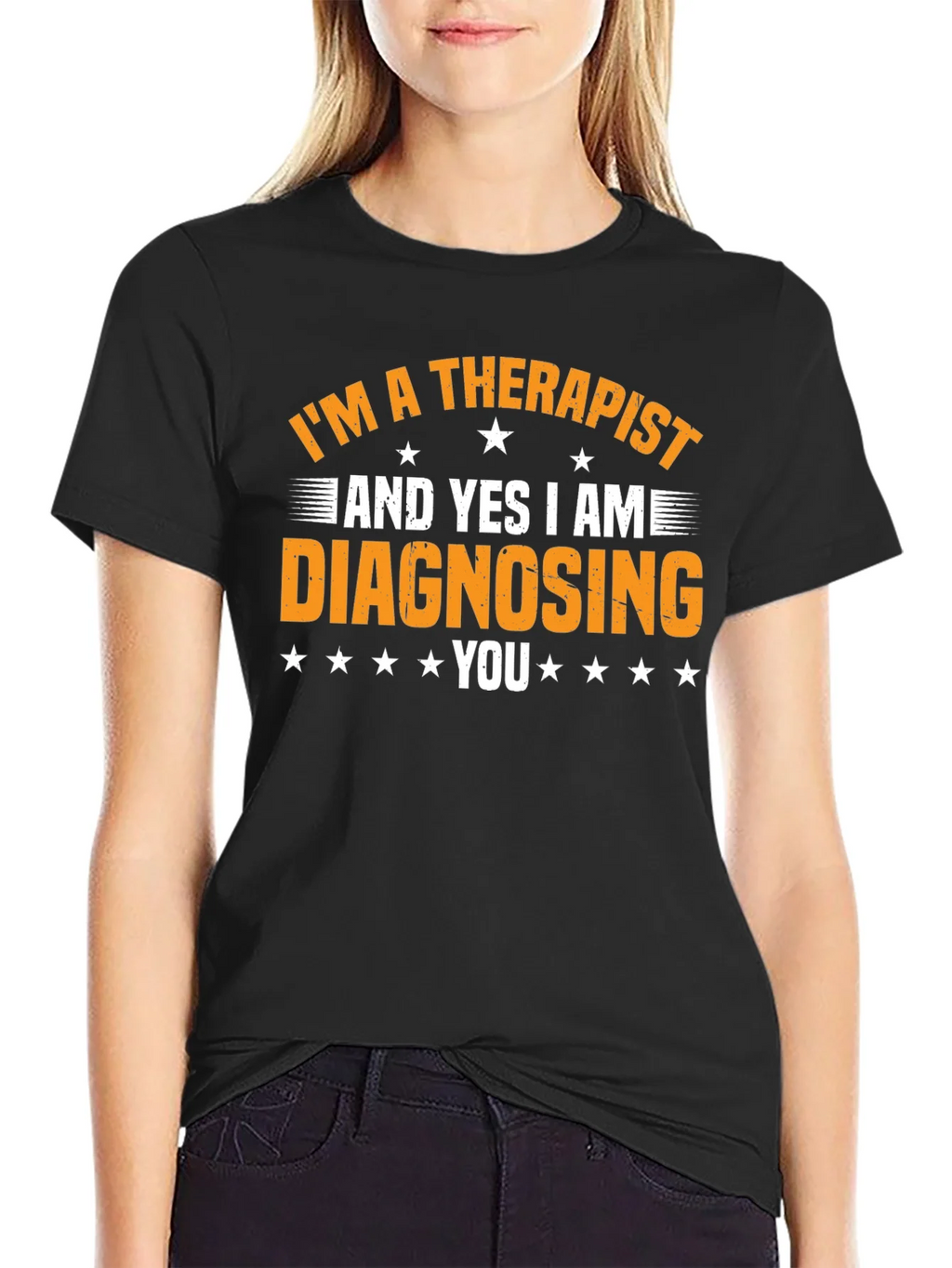 Therapist Diagnosing Funny Graphic Tee product image 2