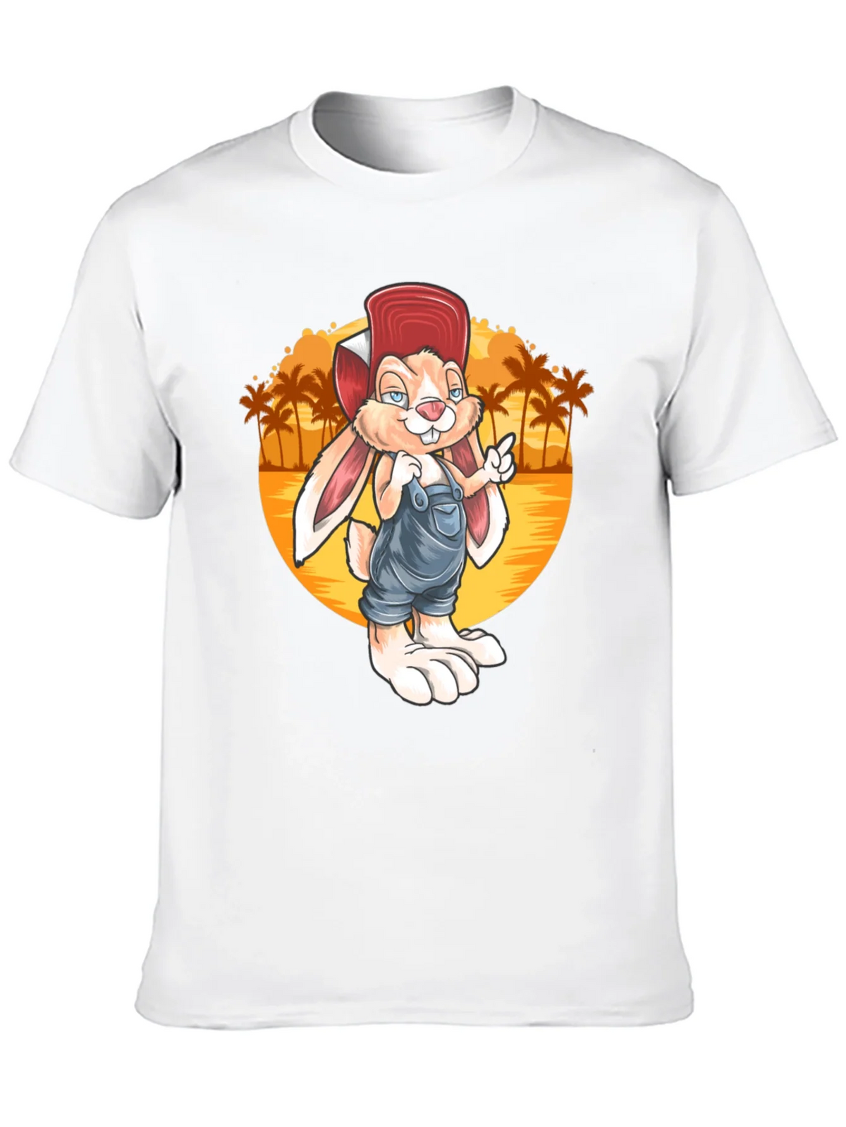 Cartoon Rabbit Graphic Tee - Retro Style product image 9