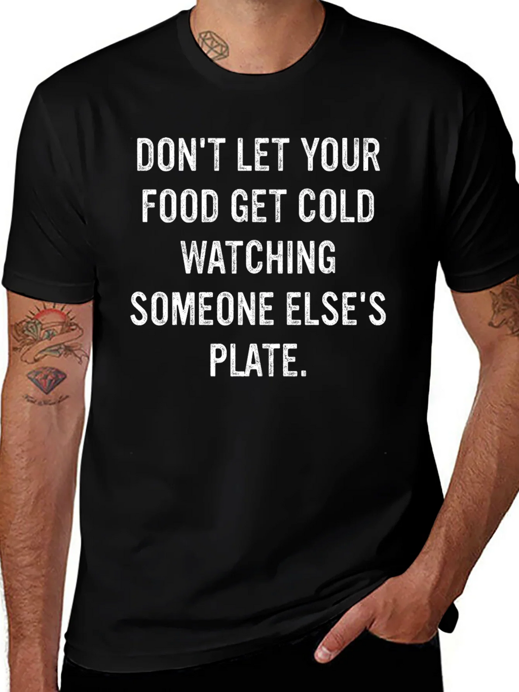 Funny Foodie T-Shirt - Dont Let Food Get Cold product image 1