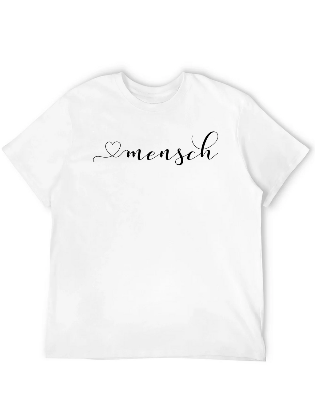 Heart Mensch Black T-Shirt product image 11