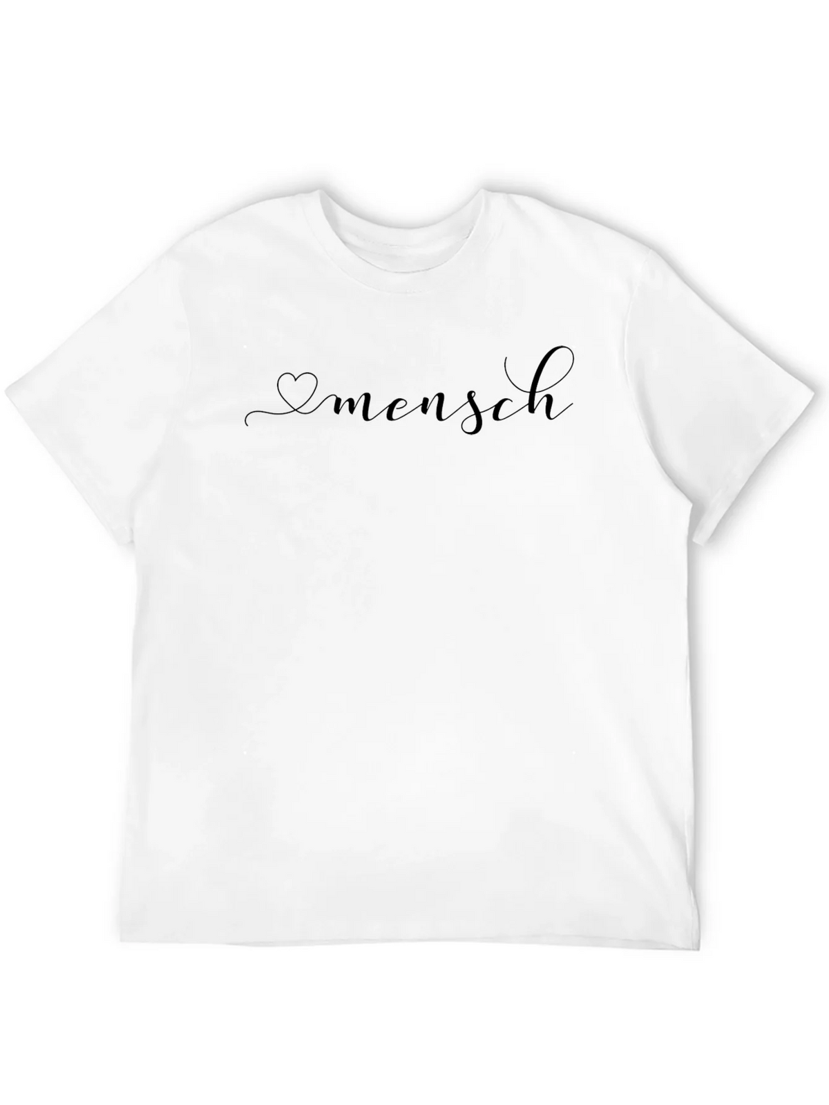 Heart Mensch Black T-Shirt product image 11
