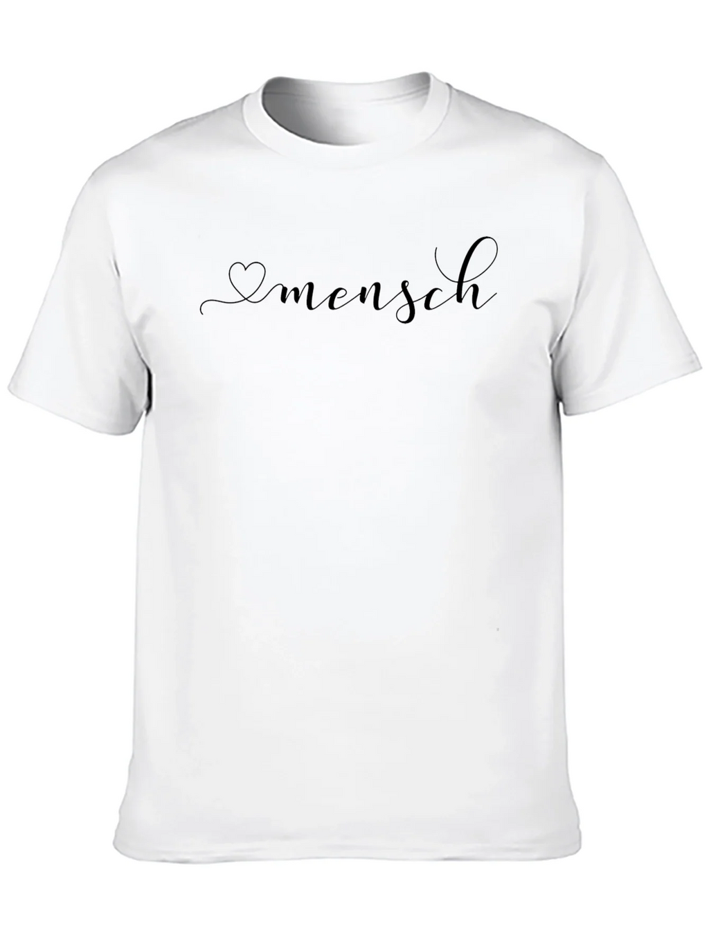 Heart Mensch Black T-Shirt product image 9