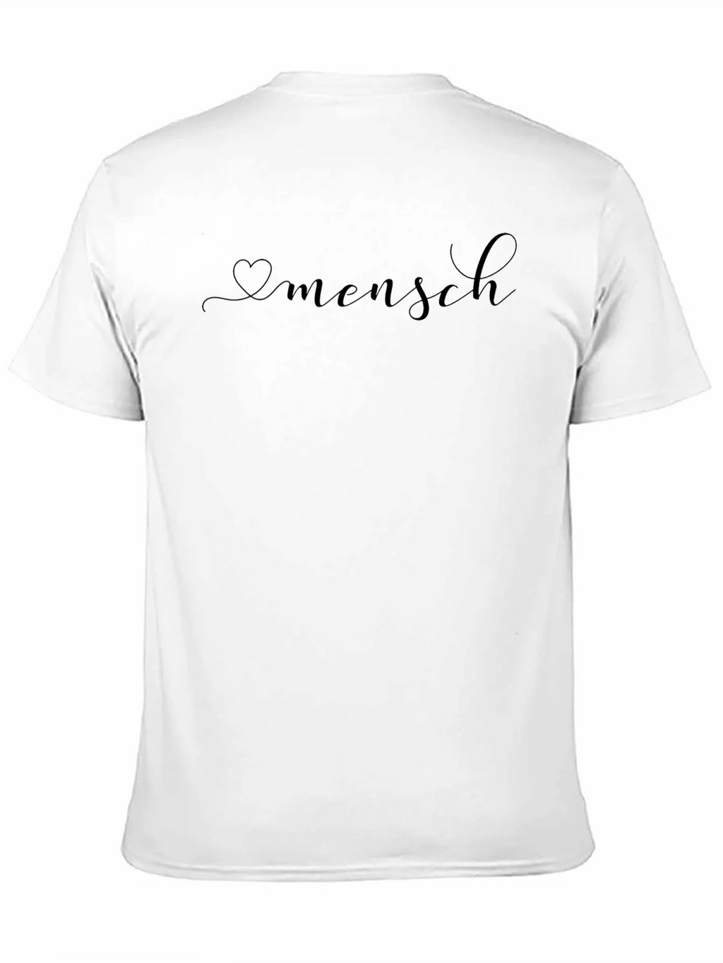 Heart Mensch Black T-Shirt product image 10
