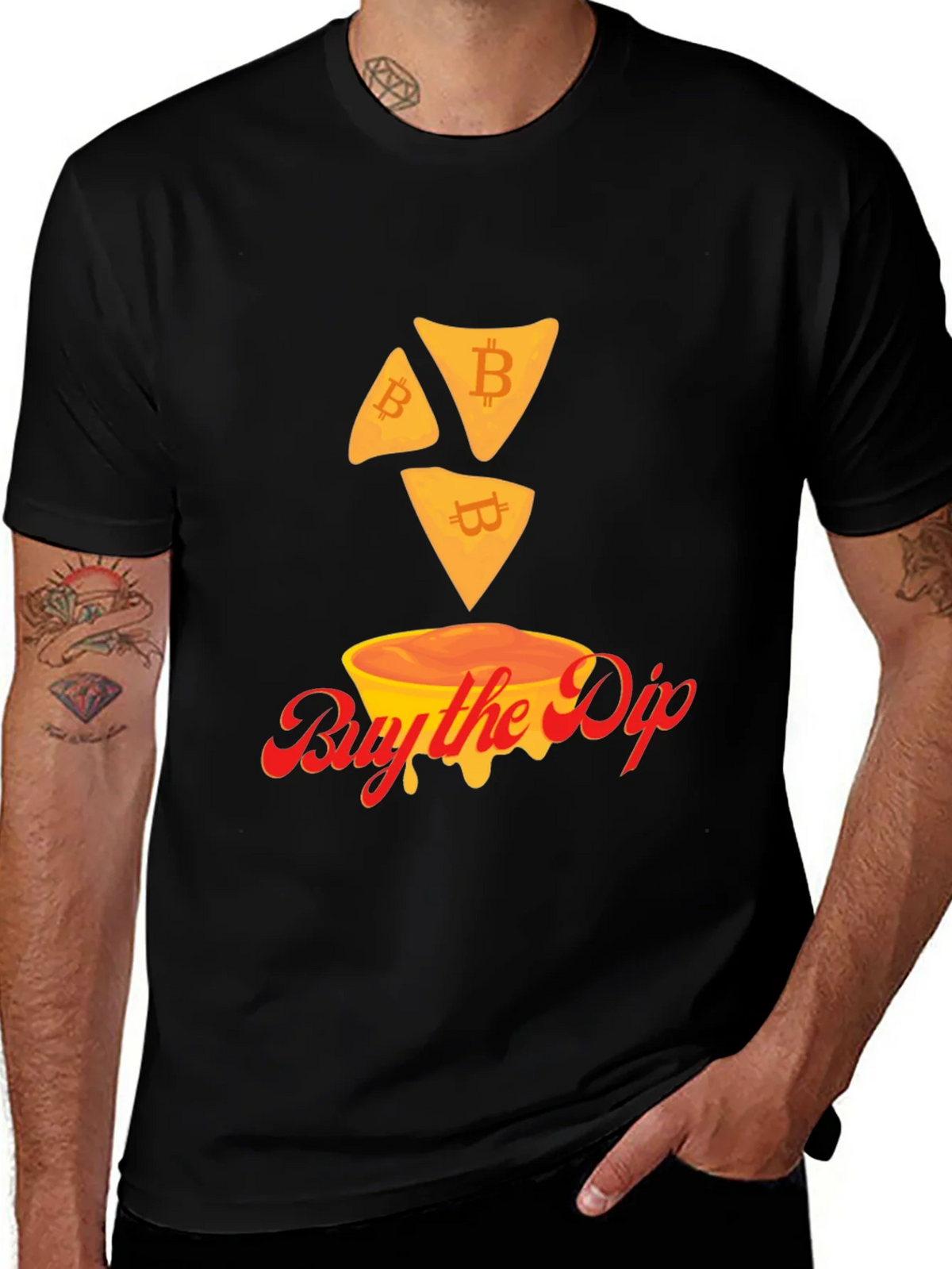 Buy the Dip Bitcoin T-Shirt product image 1