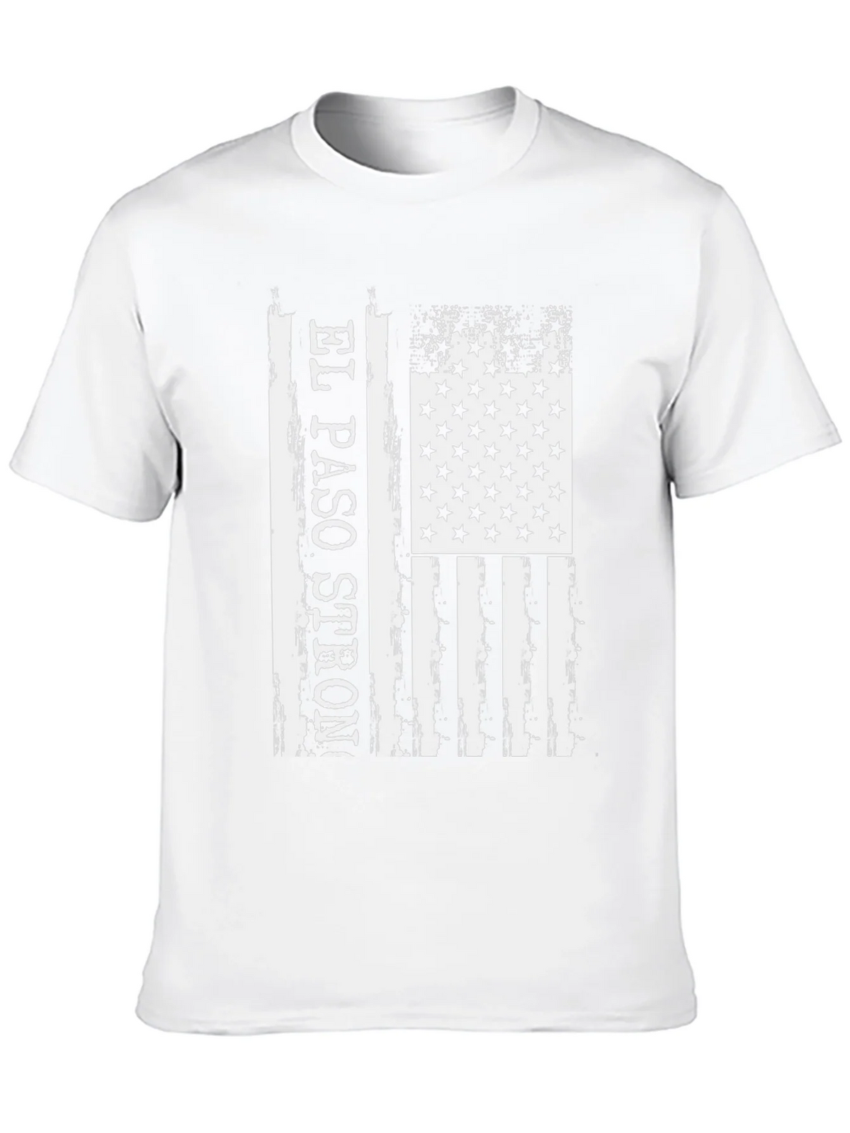 El Paso Strong American Flag Distressed T-Shirt product image 9