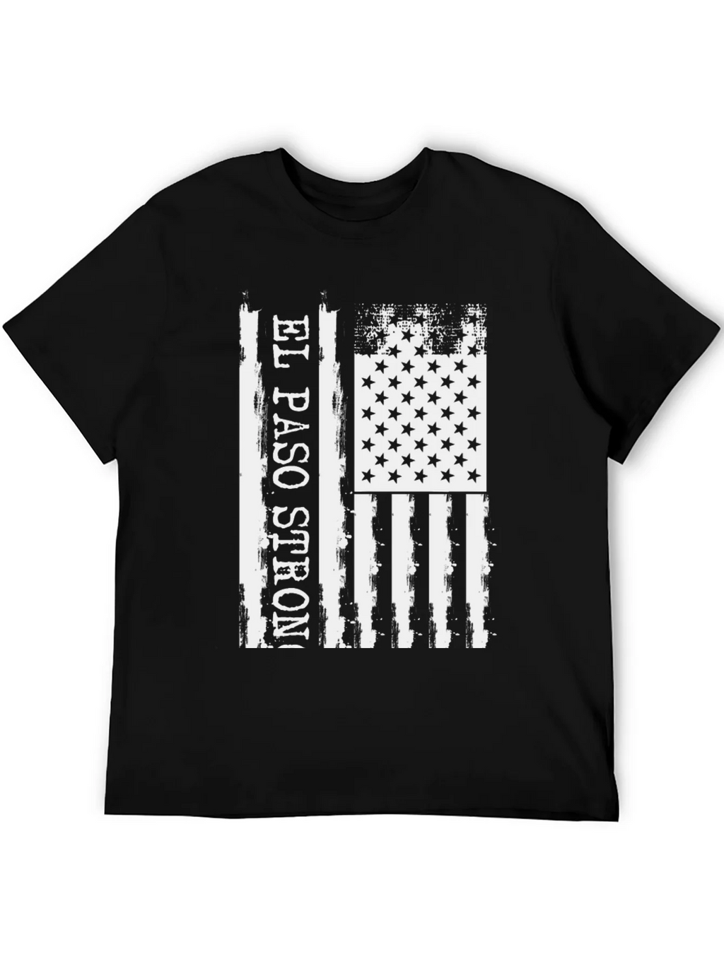 El Paso Strong American Flag Distressed T-Shirt product image 5