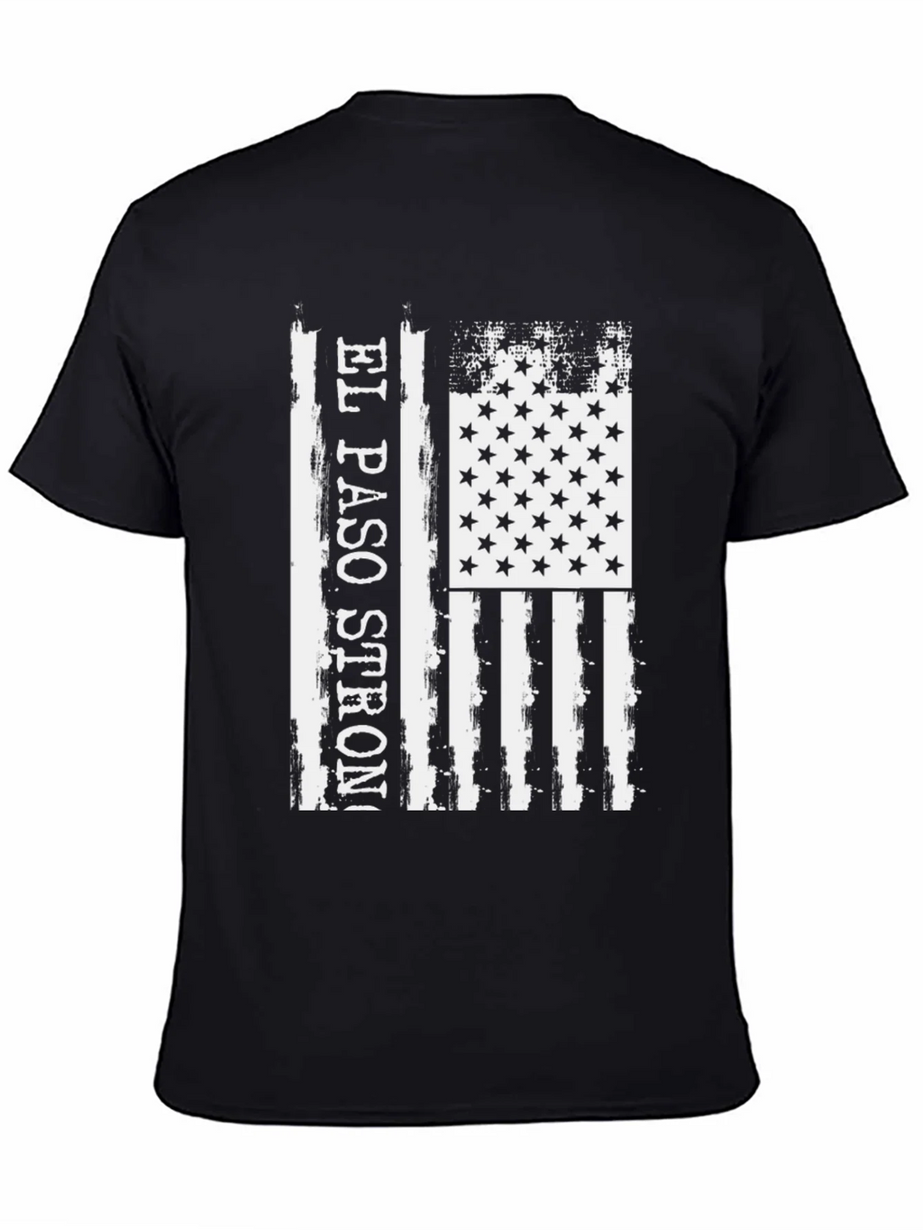El Paso Strong American Flag Distressed T-Shirt product image 4